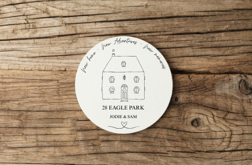 New Home, New Adventures, New Memories Coaster