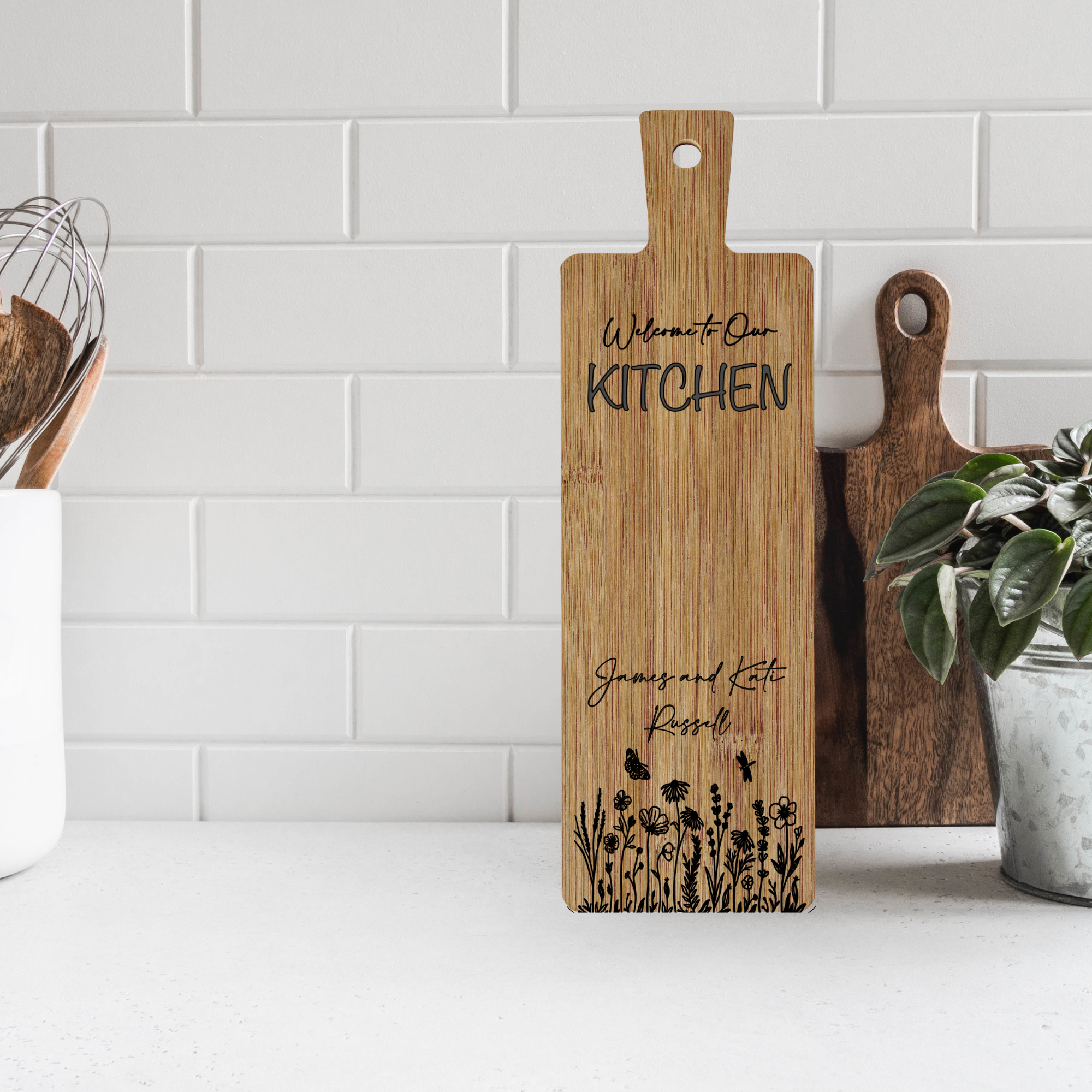 Floral Welcome To Our Kitchen