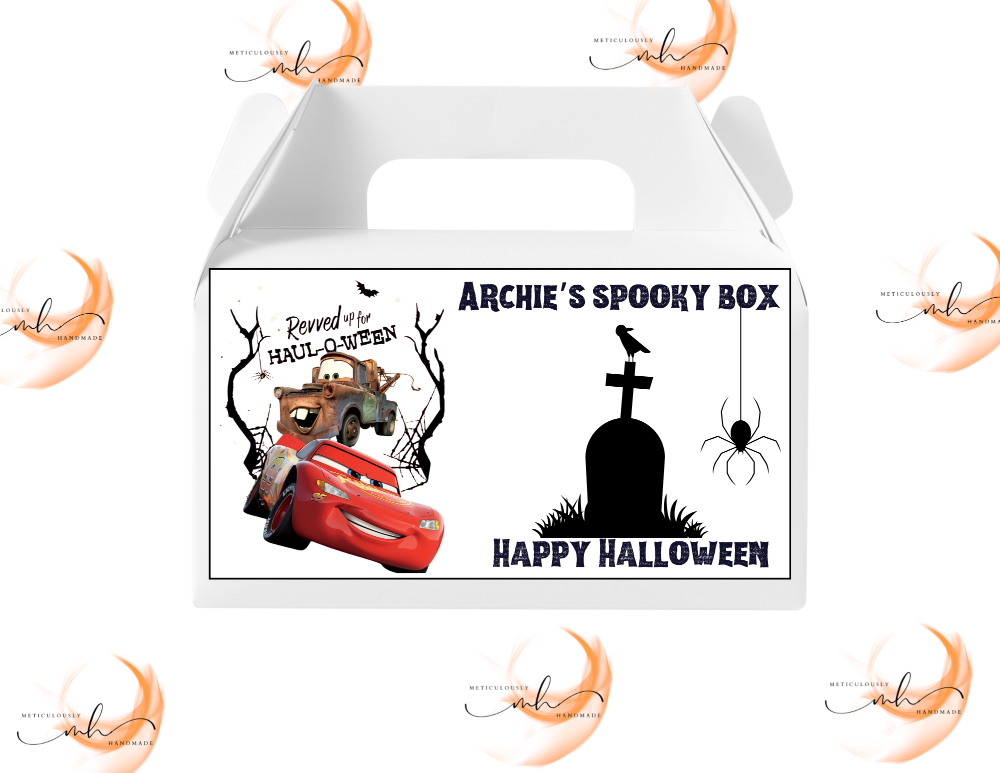 Lightning McQueen Halloween Party Box
