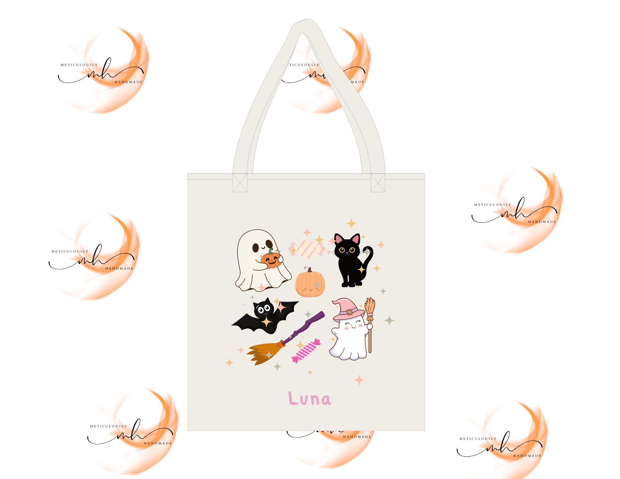 Halloween Trick or Treat Tote