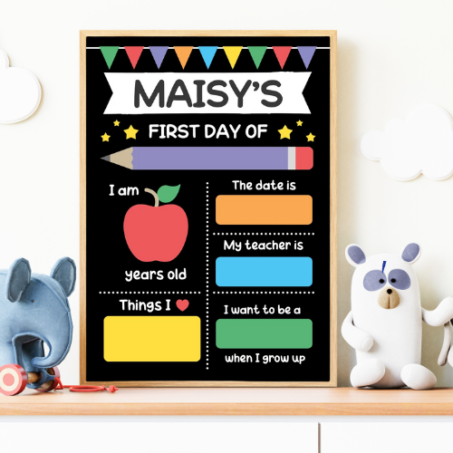 First Day of A4 Laminated Board