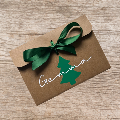 Christmas Bow Envelopes