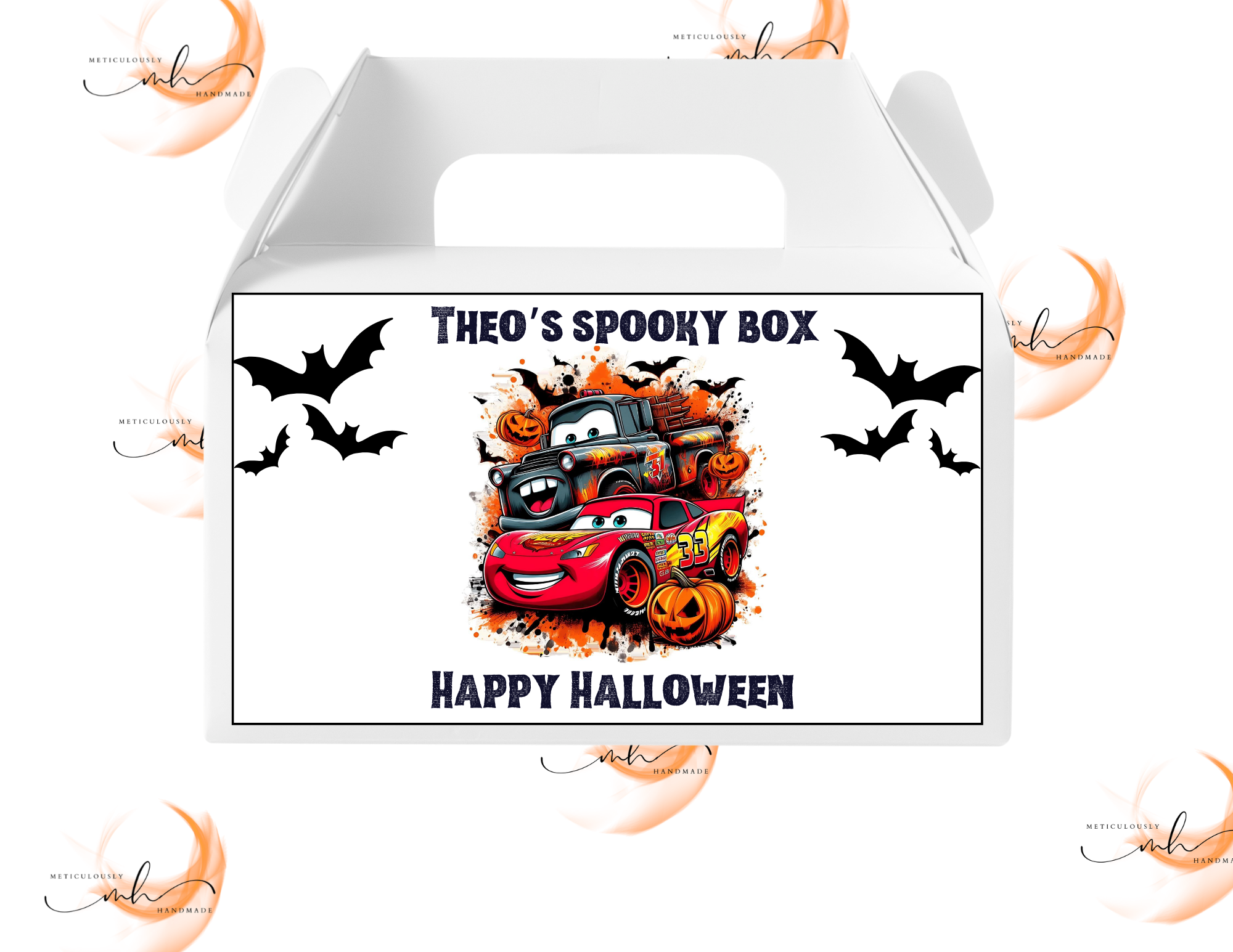 Lightning McQueen Halloween Party Box