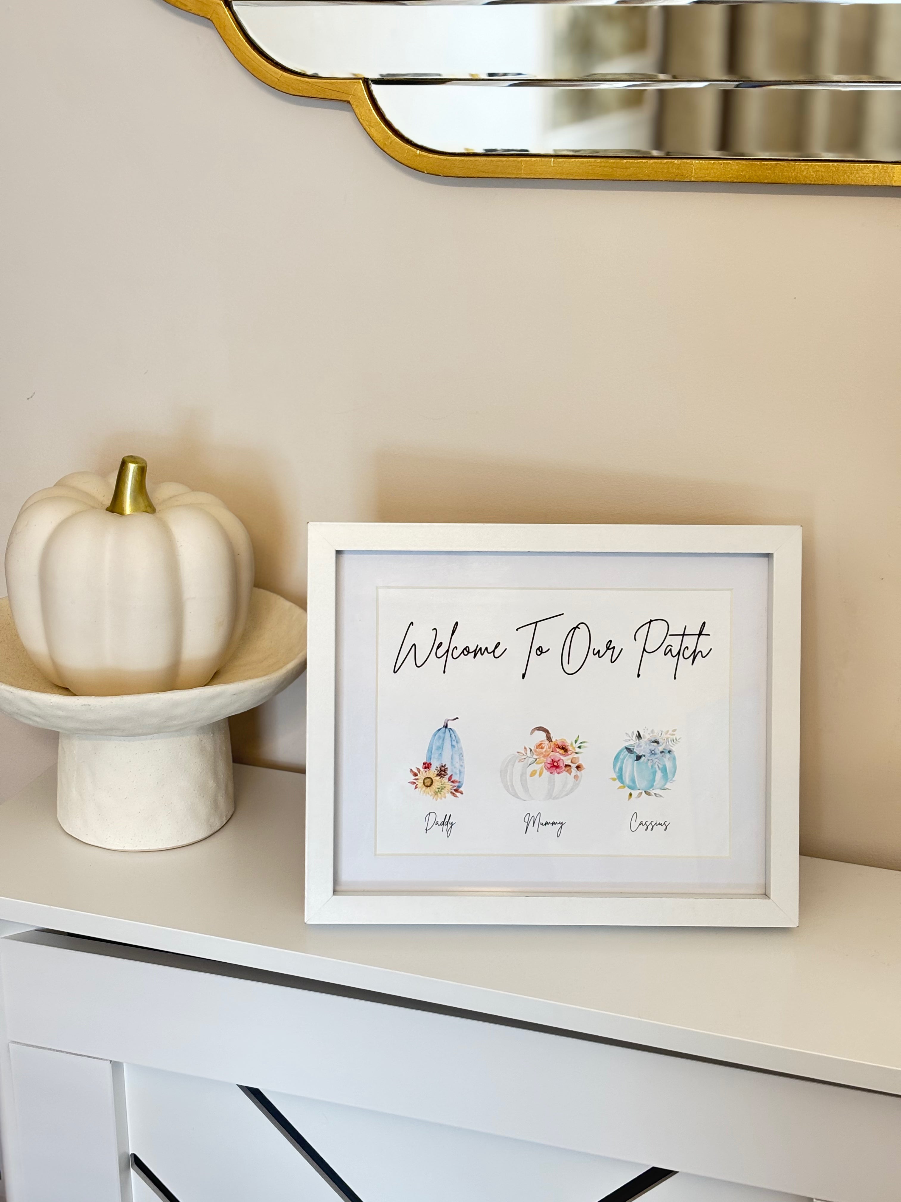 Welcome To Our Patch Print & Frame
