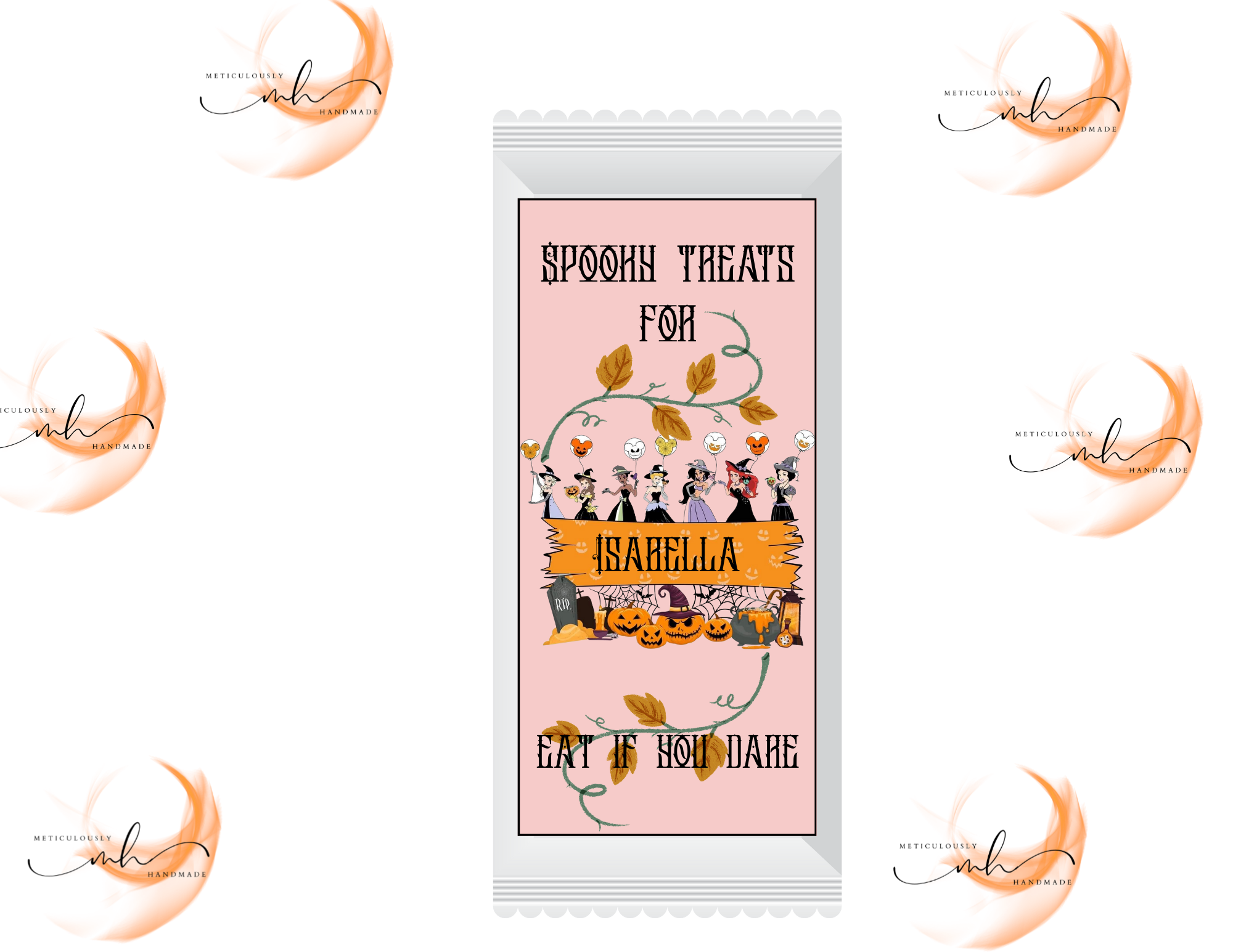 Spooky Princess Chocolate Favours