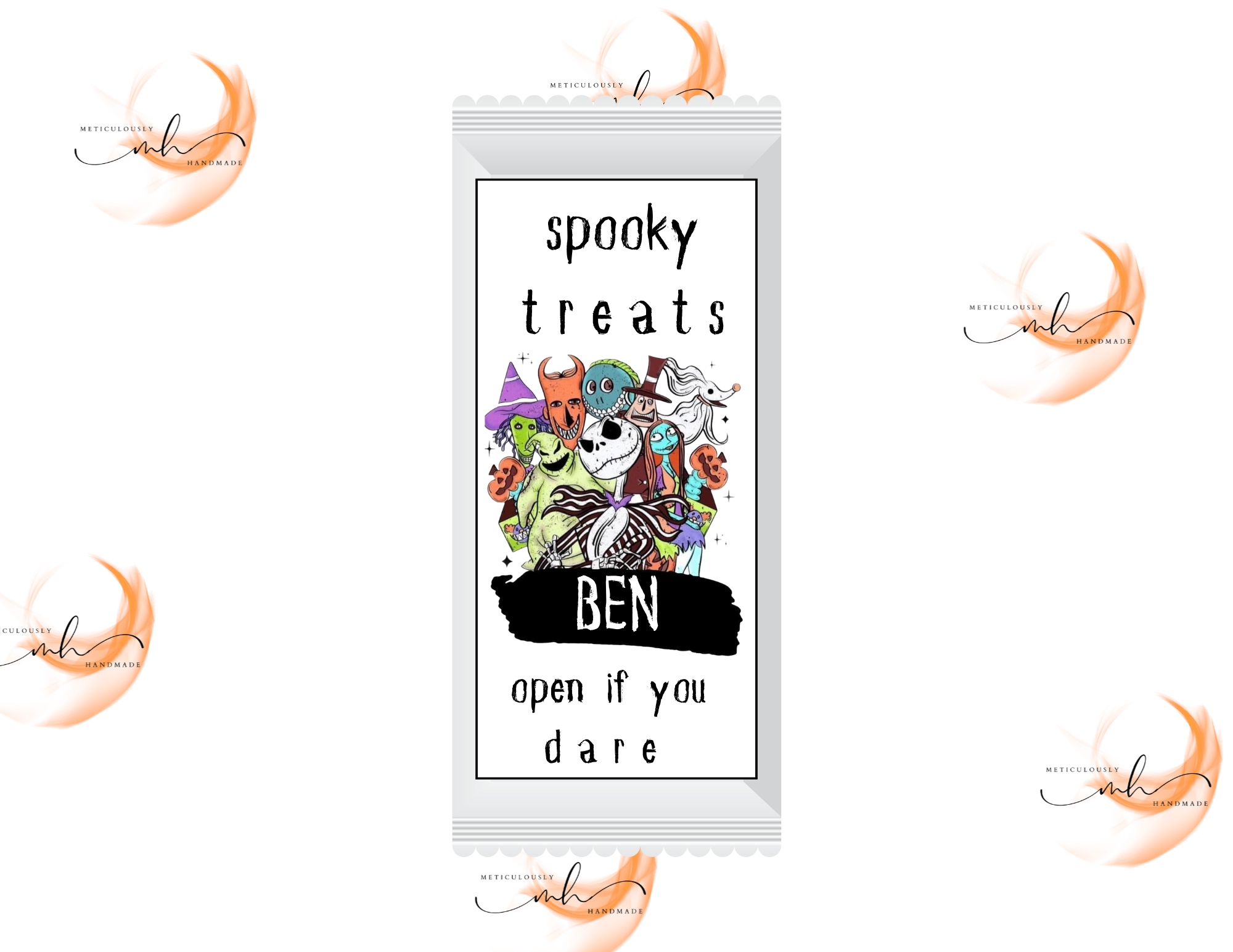 The Nightmare Before Christmas Chocolate Favours