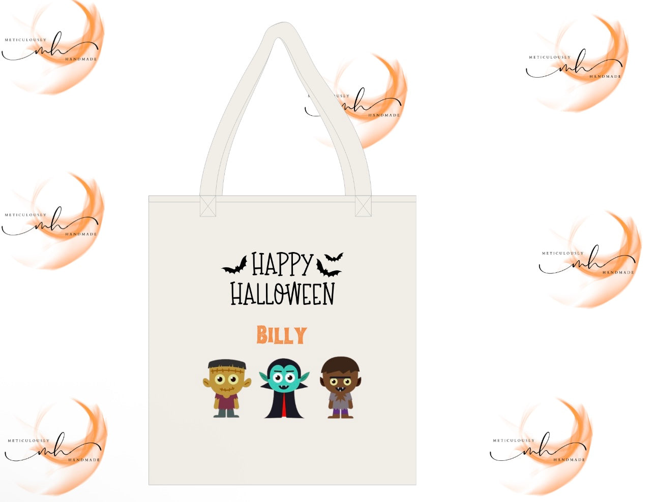 Halloween Trick or Treat Tote