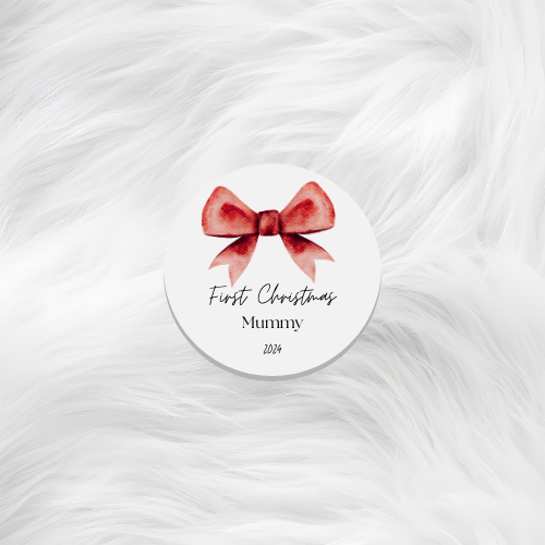 First Christmas Mummy & Daddy Coaster