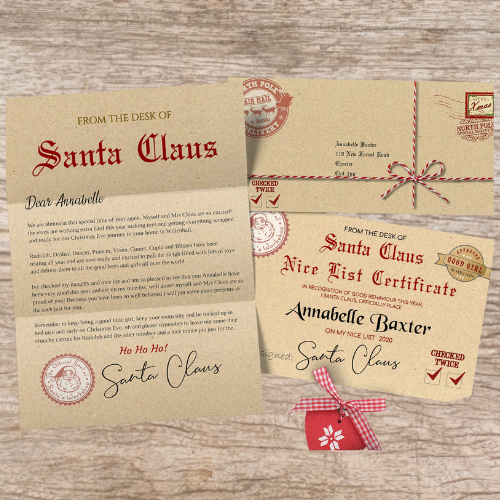 Traditional Letter from Santa