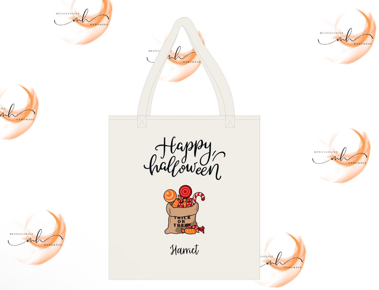 Halloween Trick or Treat Tote