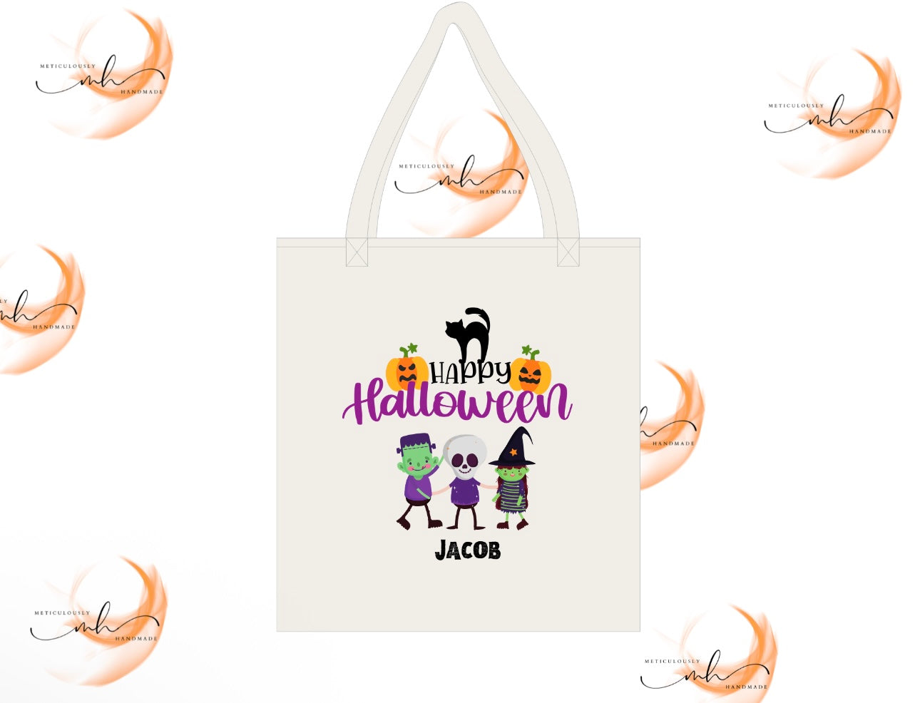 Halloween Trick or Treat Tote