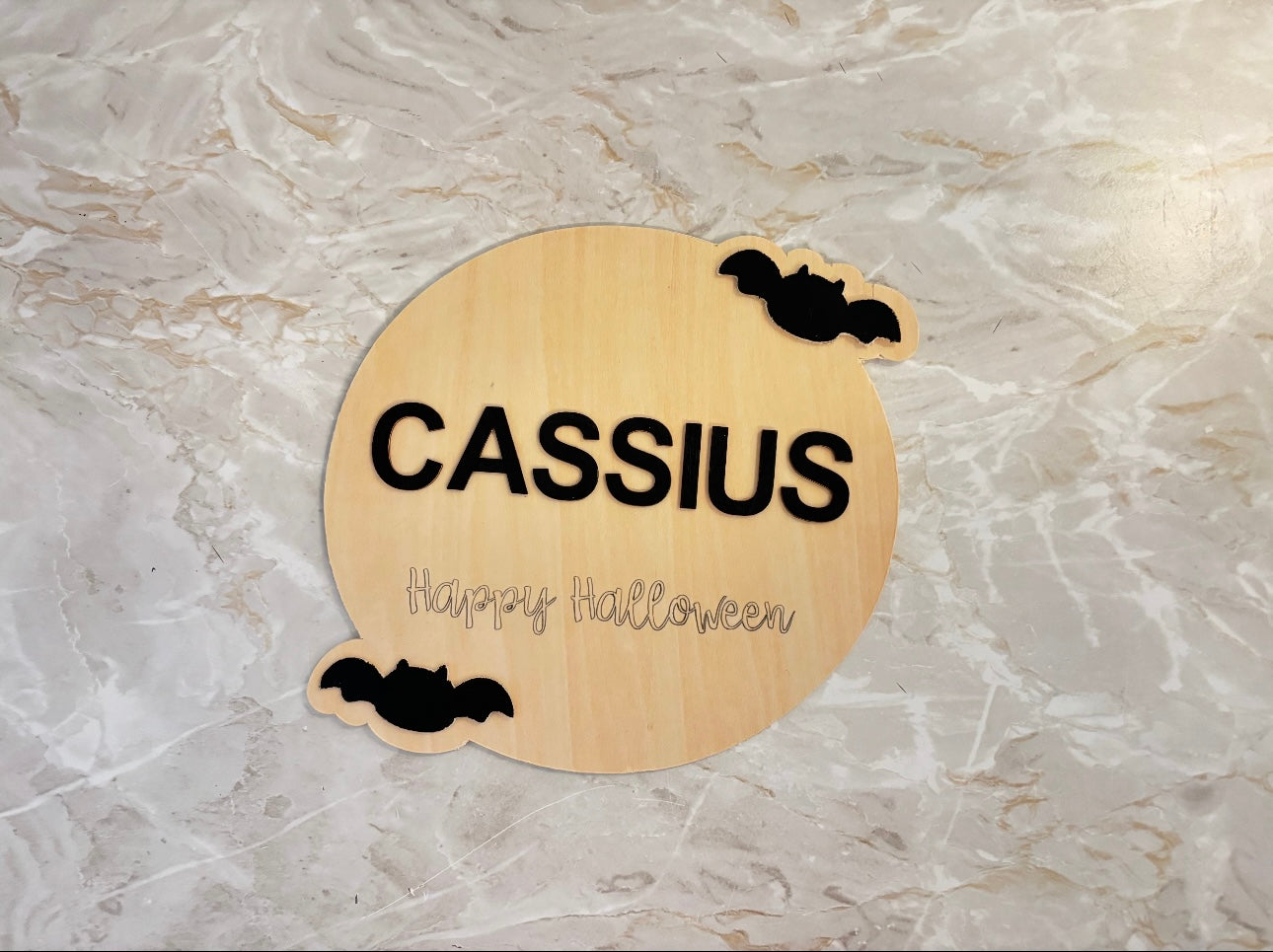 Spooky Season Wooden Plaque