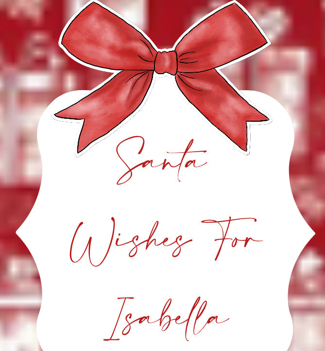 Christmas Card Red Toile