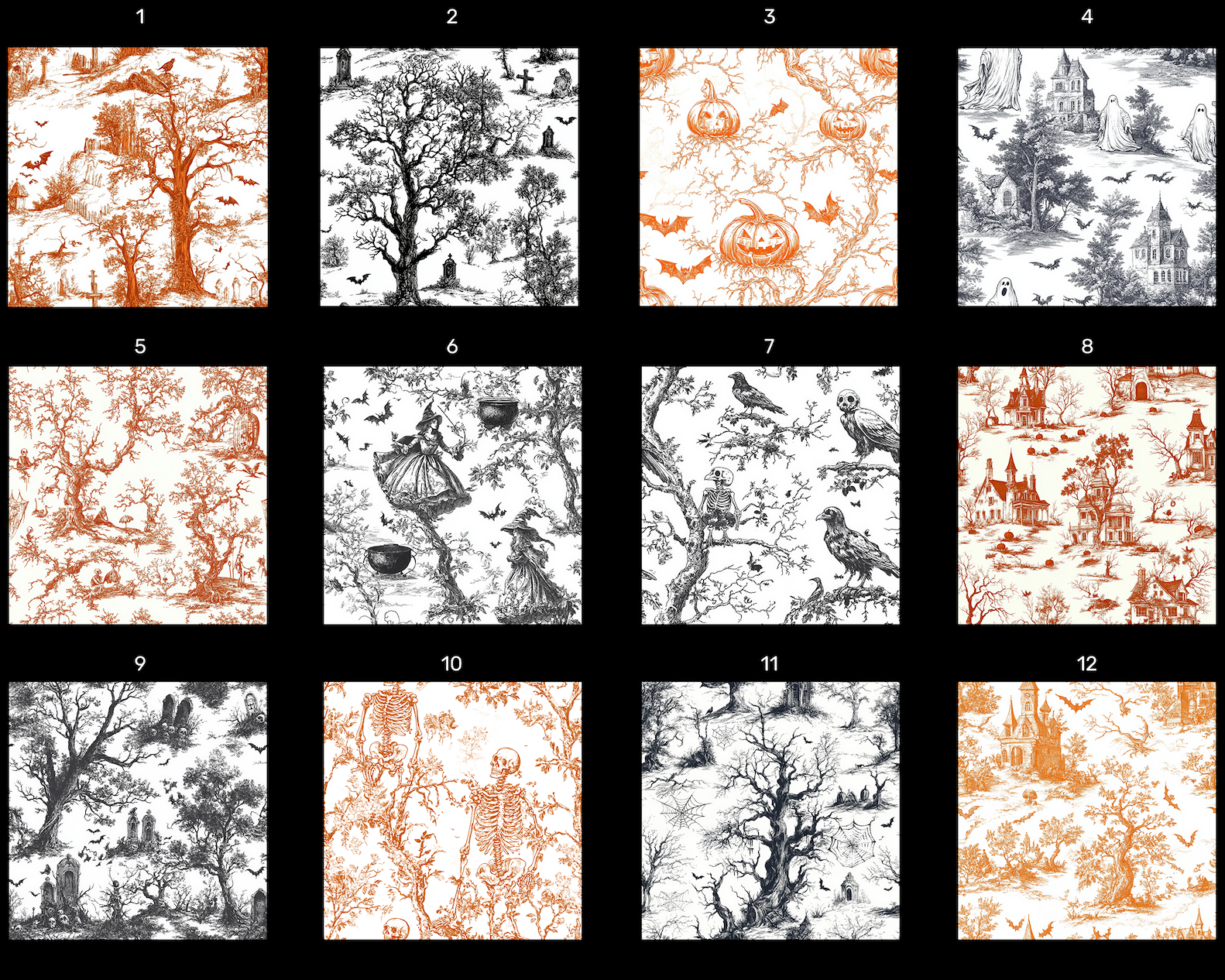 Toile De Jouy Halloween Party Box