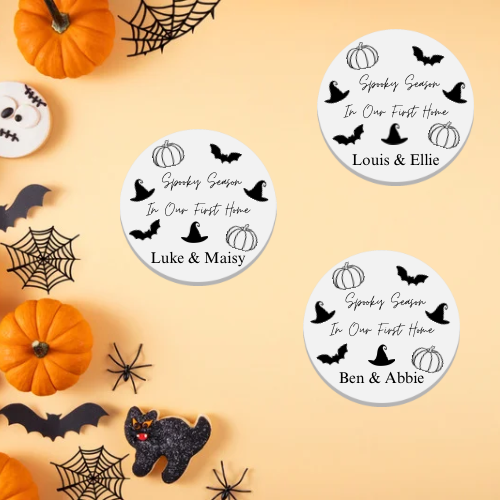 Spooky Season In Our First Home Coaster