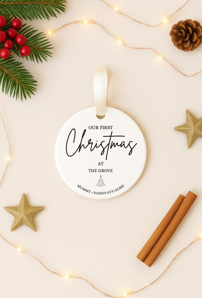 New Home Ceramic Christmas Bauble