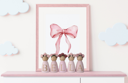 Wooden Peg Decorative Dolls